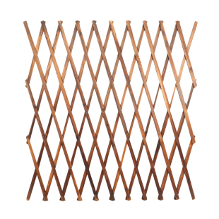 户外防腐木栅栏伸缩围栏围挡庭院网格花架篱笆爬藤架室内装饰白色