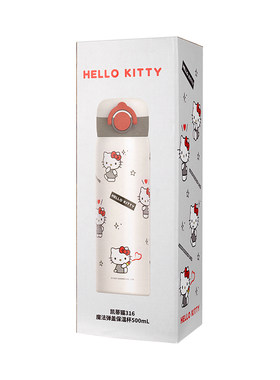 凯蒂猫316魔法弹盖保温杯
