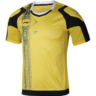 小李子:专柜正品Lining李宁足球比赛训练守门员门将服短袖球衣