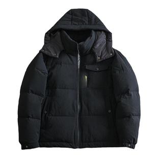 日系 90白鸭绒+800蓬松度 冬季男士加厚石墨烯聚热保温羽绒服外套