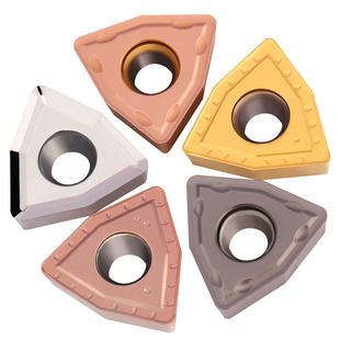 U钻专用刀片wc暴力钻桃型数控刀粒wcmx030208高标铝用刀头三角形