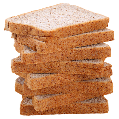 0脂肪真全麦面包无添加蔗糖油纯面包黑麦早餐健身代餐专用土司片