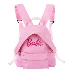 Barbie芭比官方正品可爱大学生双肩背包女电脑包书包礼物通勤包包