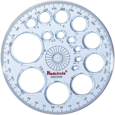 360度活动角教具尺子小学生