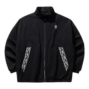 ANTA/安踏欧文系列男女同款户外时尚防泼水丝光绒茄克172611603