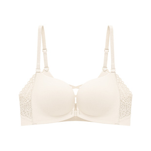 蒂芙娜DIFUNA内衣女小胸聚拢前扣显大无痕美背收副乳防下垂文胸罩