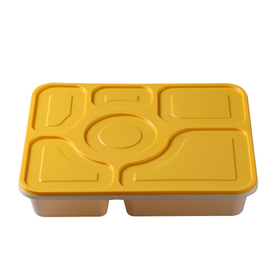 商务锁扣四五六格打包餐具盒