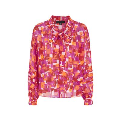 MARYLING艺术印花简约上衣