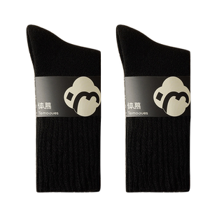 羊毛袜子男秋冬季加绒加厚保暖中筒超厚睡眠地板袜冬款长筒毛绒袜