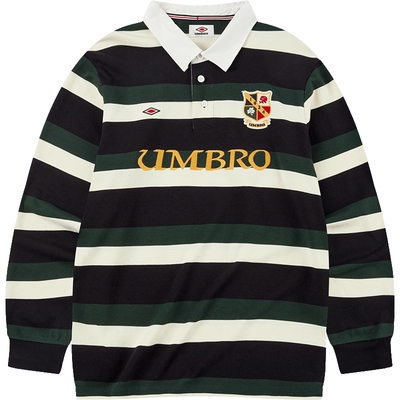 umbro茵宝运动条纹polo衫卫衣