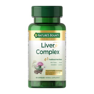 保税仓 美国Natures Bounty自然之宝奶蓟草胶囊90粒复合配方成人