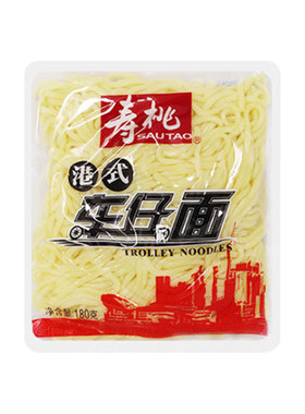 正品寿桃牌车仔面整箱批发商用