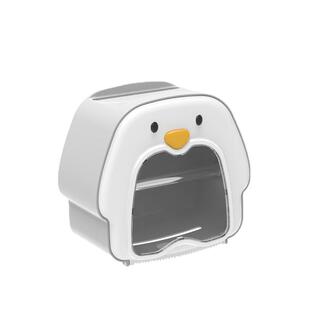 卫生间纸巾盒防水免打孔壁挂式厕所抽纸盒家用轻奢卡通收纳厕纸架