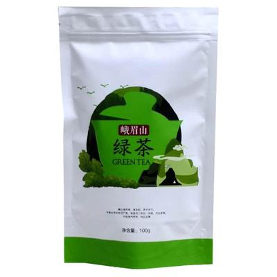 峨眉雪芽绿茶高山毛峰100g茶叶