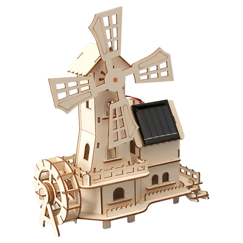 太阳能荷兰大风车科技小制作