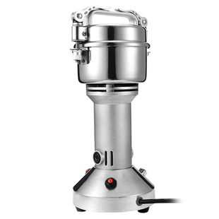 德蔚多功能粉碎机家用小型打粉机超细干磨机不锈钢五谷杂粮磨粉机