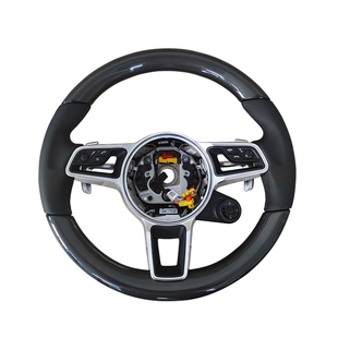 保时捷碳纤维方向盘原厂老改新多功能Macan卡宴帕拉梅拉911改装