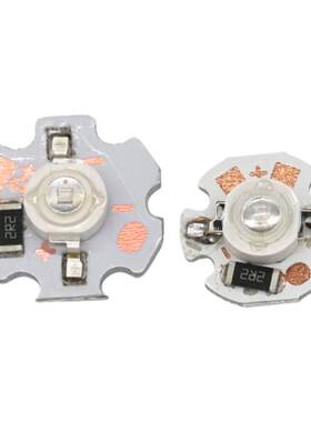 3.7v5v紫光365固化uv验钞12V 395手电筒led流明灯珠7.4v电池紫外
