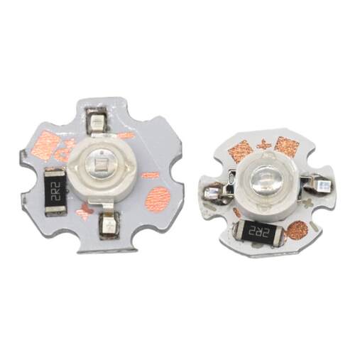 3.7v5v紫光365固化uv验钞12V 395手电筒led流明灯珠7.4v电池紫外