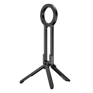 Ulanzi优篮子 MA57登山扣磁吸手机支架适用magsafe迷你便携拍摄三脚架手持拍照自拍杆安卓通用桌面折叠支撑架