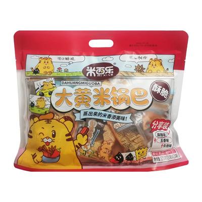 米西乐325g锅巴多口味休闲零食