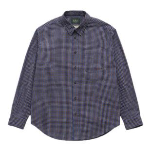 ●callmebabysoft韩系女装东大门八奶miu系复古格子衬衫宽松衬衣