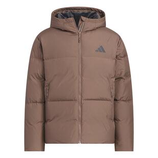 暖芯羽绒服 拒水保暖鸭绒连帽面包服舒适休闲男装adidas阿迪达斯