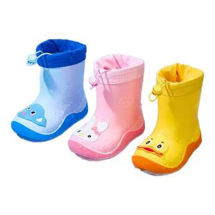 泰兰尼斯儿童雨鞋夏季新款男童雨靴儿童女孩雨鞋宝宝雨鞋防水雨靴