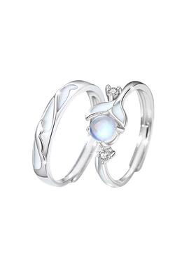 DAISYBEAUTYS925银甜美对戒