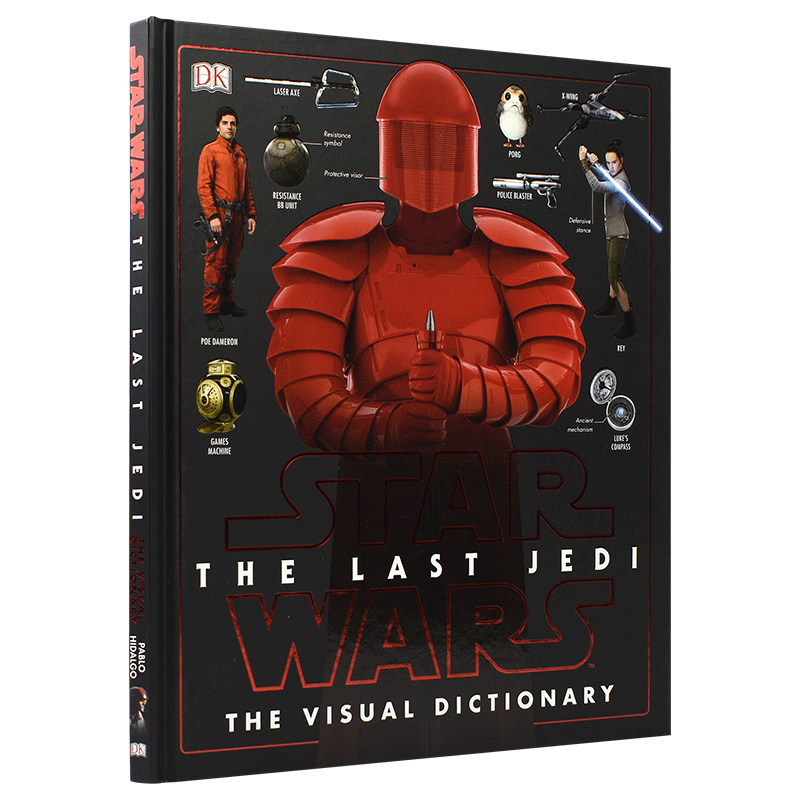 Star Wars - The Last Jedi Visual Dictionary DK 星战 zui后的绝地武士 9岁+ 视觉百科图解词典 精装大开本 英文原版进口图书