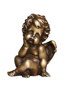 铜万福纯铜小天使丘比特摆件