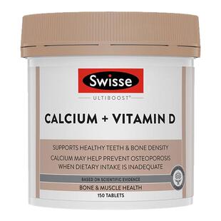 保税仓 澳洲Swisse钙片150粒柠檬酸娘娘钙孕妇青少成人中老年vd钙