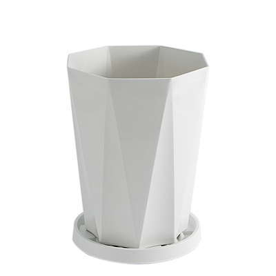 家用轻奢高级感树脂花盆金钱树龟背竹天堂鸟幸福树客厅盆栽大花盆