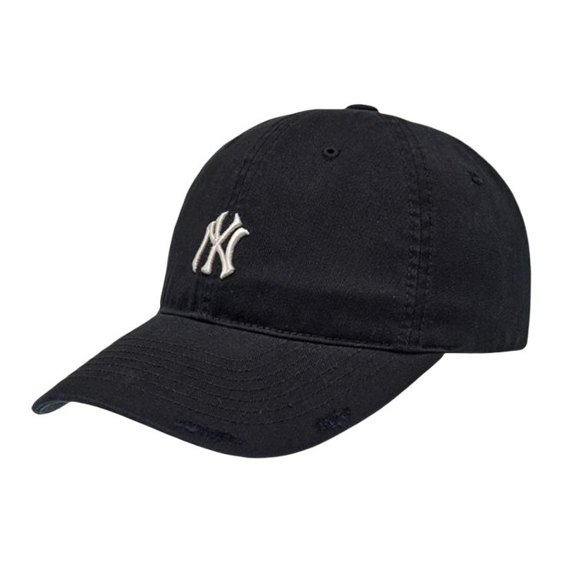 MLB帽子 CPB07 NY洋基队棒球帽 情侣款 街舞潮流破洞后多字母图案