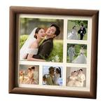 九宫格相框定制洗照片diy情侣礼物闺蜜纪念册打印摆台婚纱照画框