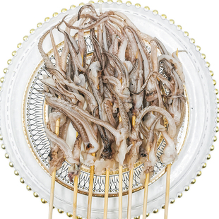 大鱿鱼须串铁板鱿鱼串户外烧烤串油炸火锅食材半成品任选三包包邮