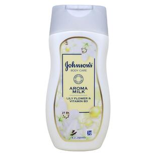Johnson's lotion强生烟酰胺身体乳精华紧致持久保湿美肌水蜜桃味