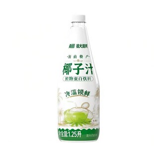 南国生榨椰子汁248ml1.25L大瓶装椰汁椰奶过年饮料整箱海南特产