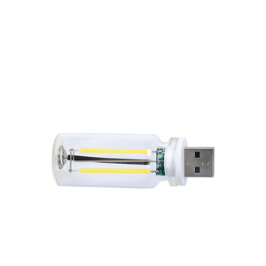 usb小夜灯触控DIY创意氛围床头车载氛围灯陶瓷玻璃瓶迷你可调光