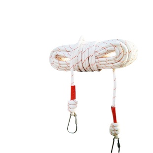 高空作业安全绳国标带钢丝芯家用缓降速降耐磨尼龙绳空调安装防坠