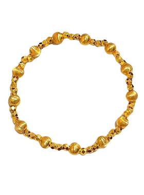 金店同款古法沙金拉丝猫眼手链