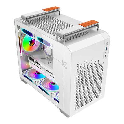 未知玩家X300手提便携式MATX台式玻璃侧透240水冷电脑ITX桌面机箱