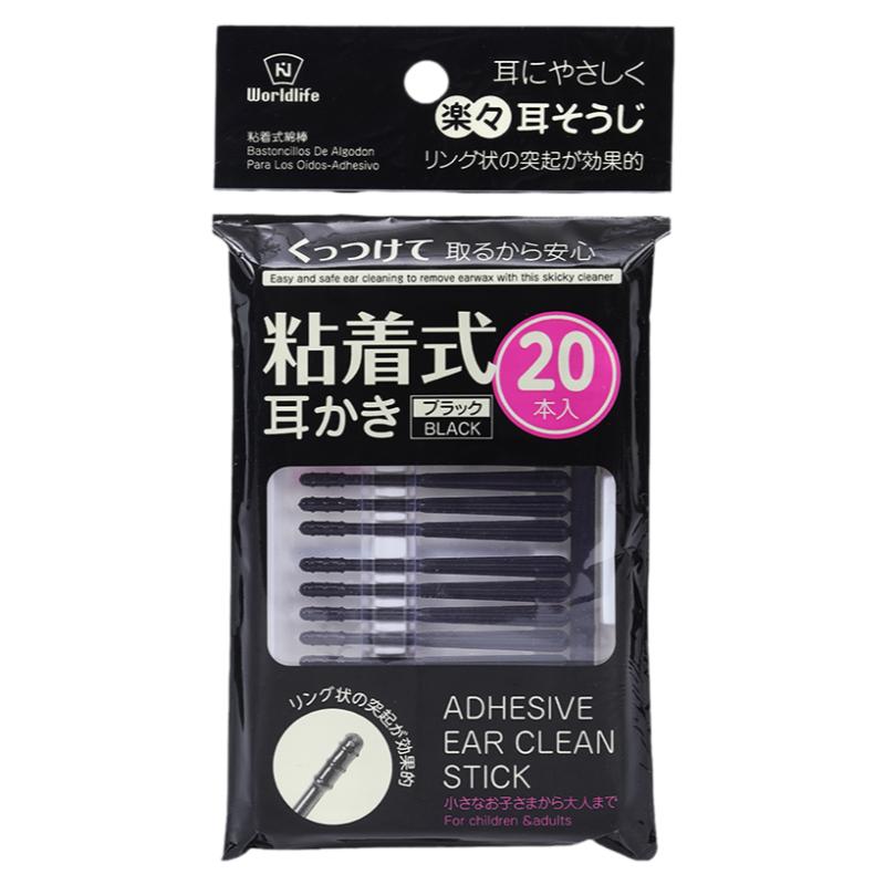 日本粘耳棒掏耳神器粘黏性挖耳勺一次性掏耳朵安全粘着式屎棉签棒