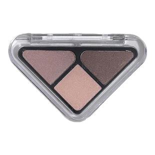 sweet mint小三角眼影三色眼影盘日常多用百搭大地色自然哑光珠光