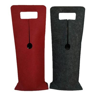 新年中秋红酒礼品包装无纺布毛毡