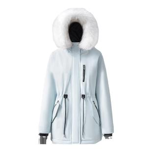 网易严选白鹅绒羽绒服女2025冬新款地表强温鹅绒服抗寒保暖派克服