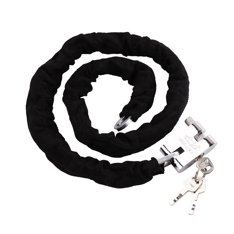 自行车锁防盗山地车锁摩托链条锁铁链锁加长锁链子锁电动车密码锁