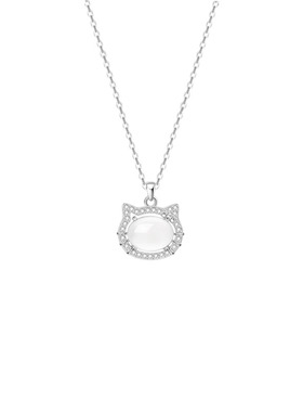 kcooou原创「猫咪玉髓」项链