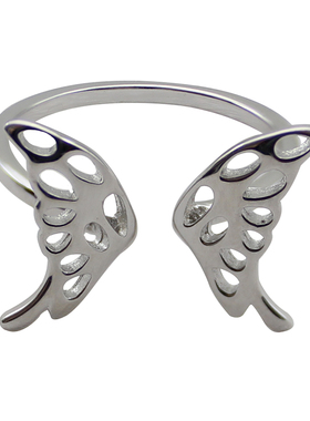 众银不褪色戒指鹿尔饰物性冷淡