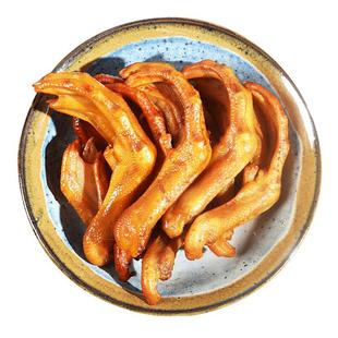 罗大胡子熏卤鸭爪福建特产鸭掌零食卤味网红小吃休闲即食品辣160g